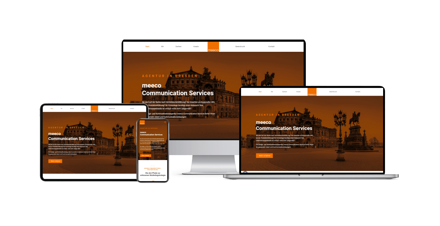 Meeco Communication Services GmbH Webdesign