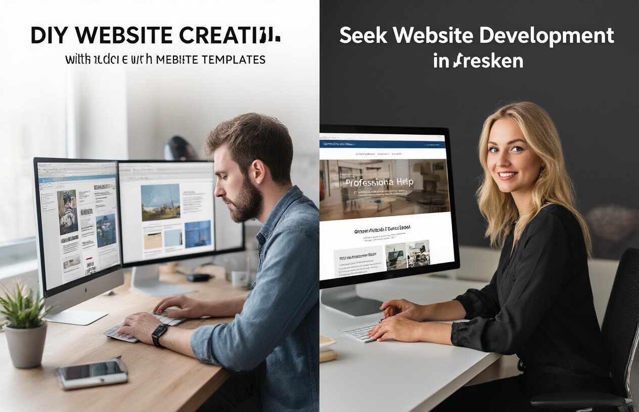 Wer kann mir bei der Erstellung einer Website in Dresden helfen? 2 DIY vs. professionelle Hilfe bei der Website-Erstellung
